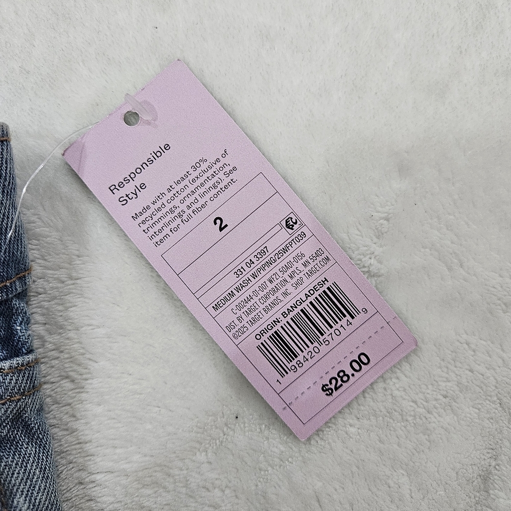 Wild Fable Mid-Rise 90s Relaxed Straight Leg Multi-Tone Jeans in Blue - Picture 9 of 9